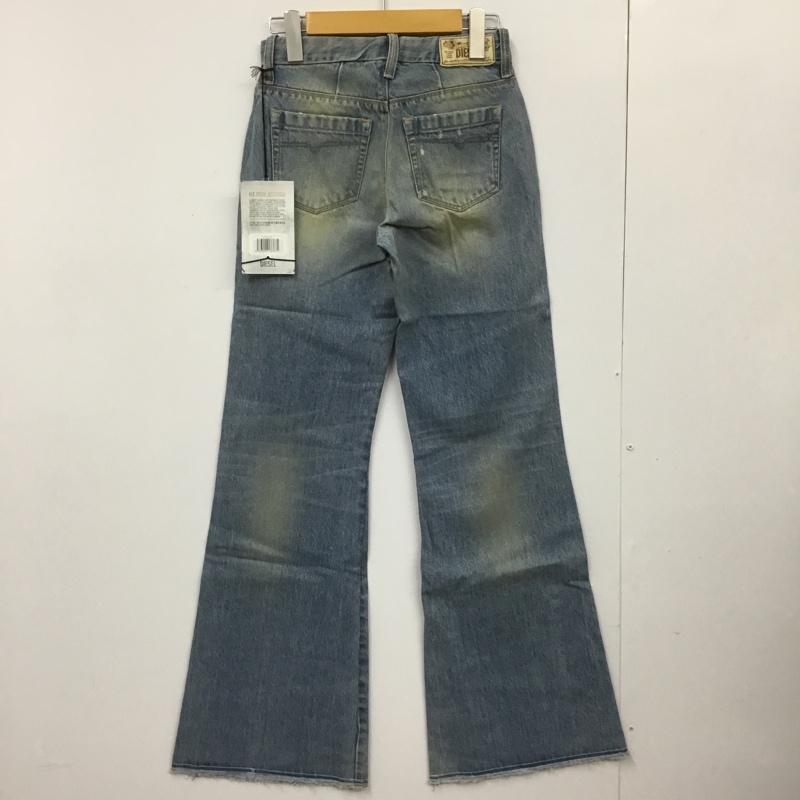 ディーゼル DIESEL パンツ デニム、ジーンズ FLAIRLEGG 0888Z ワイドパンツ W23L30 無地 水色 / ライトブルー / レディース USED 古着 中古 10096199