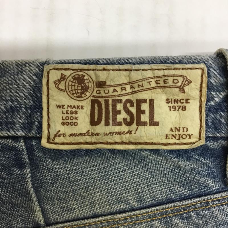 ディーゼル DIESEL パンツ デニム、ジーンズ FLAIRLEGG 0888Z ワイドパンツ W23L30 無地 水色 / ライトブルー / レディース USED 古着 中古 10096199