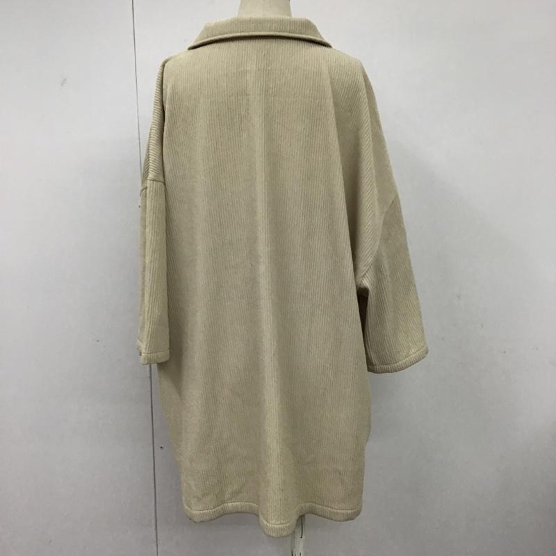 クラシカルエルフ classicalelf シャツ、ブラウス 半袖 ce0940056 吸水速乾UVカット付き開襟シャツ 半袖シャツ 半袖カットソー L 無地 ベージュ / ベージュ / レディース USED 古着 中古 10096247