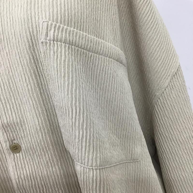 クラシカルエルフ classicalelf シャツ、ブラウス 半袖 ce0940056 吸水速乾UVカット付き開襟シャツ 半袖シャツ 半袖カットソー L 無地 ベージュ / ベージュ / レディース USED 古着 中古 10096247