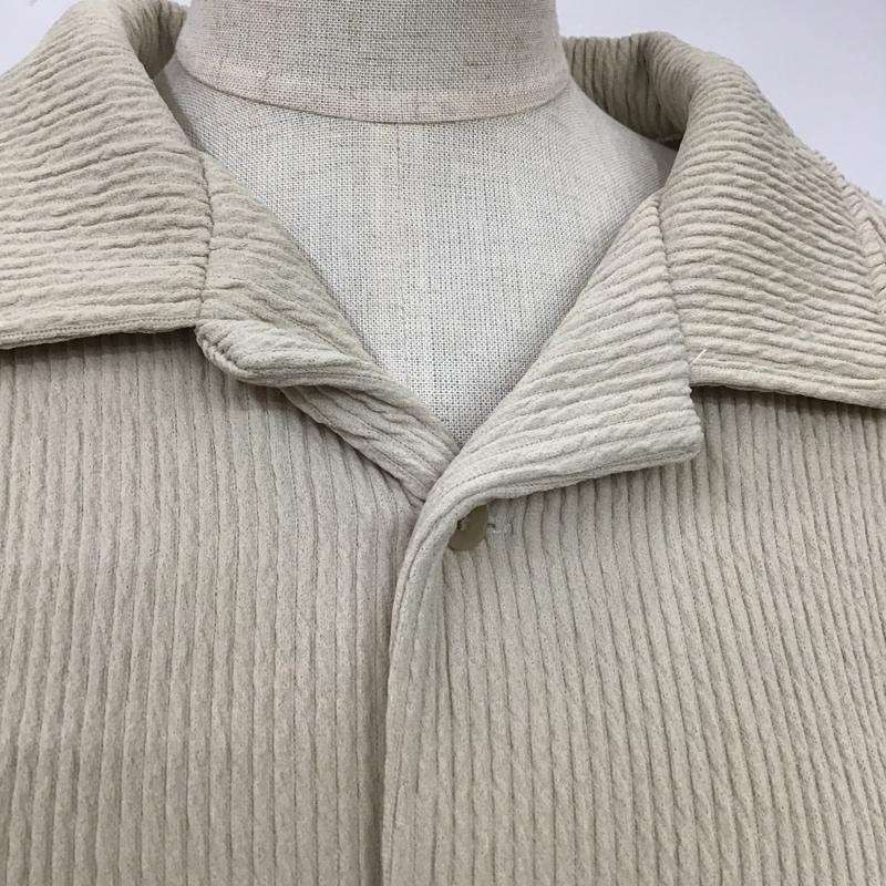 クラシカルエルフ classicalelf シャツ、ブラウス 半袖 ce0940056 吸水速乾UVカット付き開襟シャツ 半袖シャツ 半袖カットソー L 無地 ベージュ / ベージュ / レディース USED 古着 中古 10096247