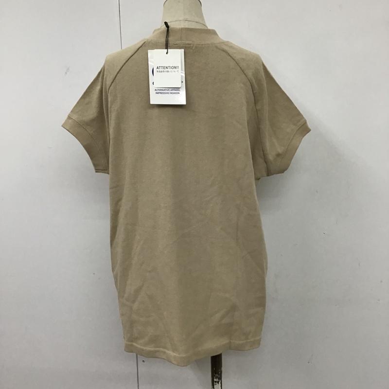 クラシカルエルフ classicalelf カットソー 半袖 cl5015 モックネックTシャツ モックネックTシャツ 半袖カットソー M 無地 ベージュ / ベージュ / レディース USED 古着 中古 10096256