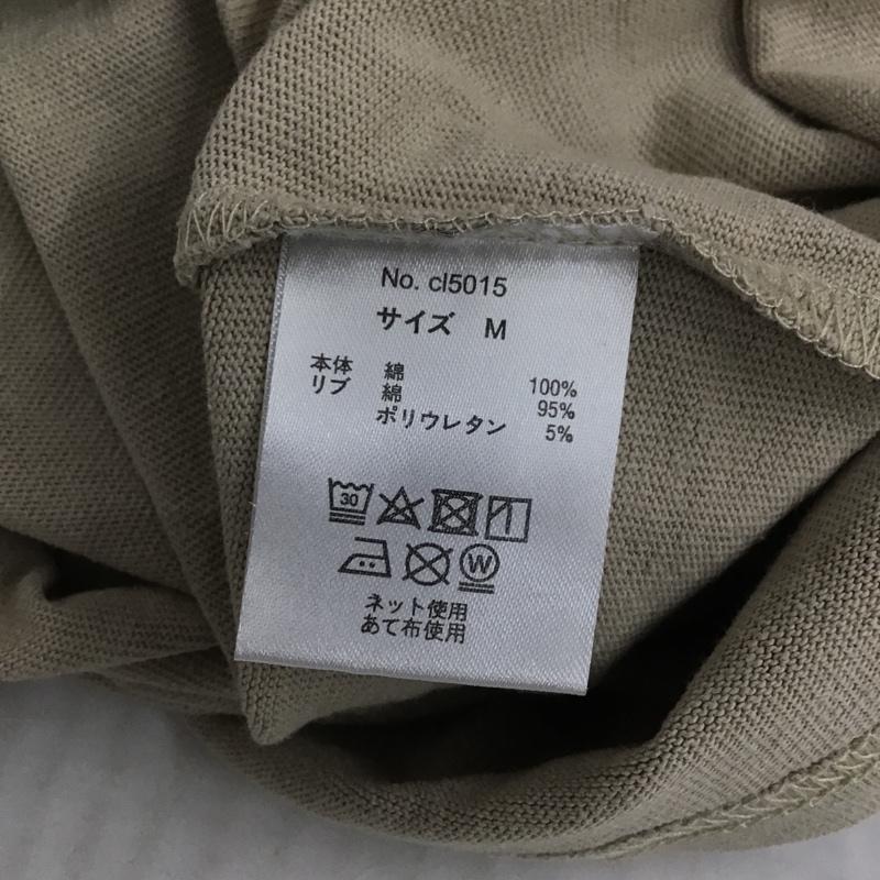 クラシカルエルフ classicalelf カットソー 半袖 cl5015 モックネックTシャツ モックネックTシャツ 半袖カットソー M 無地 ベージュ / ベージュ / レディース USED 古着 中古 10096256