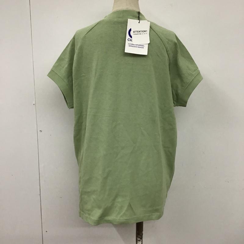クラシカルエルフ classicalelf カットソー 半袖 cl5015 モックネックTシャツ モックネックTシャツ 半袖カットソー M 無地 緑 / グリーン / レディース USED 古着 中古 10096258