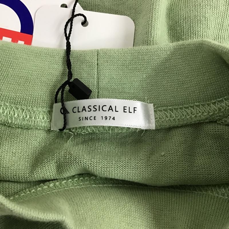 クラシカルエルフ classicalelf カットソー 半袖 cl5015 モックネックTシャツ モックネックTシャツ 半袖カットソー M 無地 緑 / グリーン / レディース USED 古着 中古 10096258