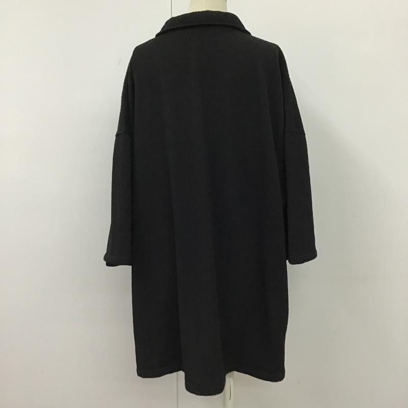 クラシカルエルフ classicalelf シャツ、ブラウス 半袖 ce0940056 吸水速乾UVカット付き開襟シャツ 半袖シャツ 半袖カットソー L 無地 黒 / ブラック / レディース USED 古着 中古 10096271