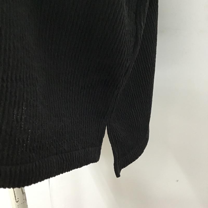 クラシカルエルフ classicalelf シャツ、ブラウス 半袖 ce0940056 吸水速乾UVカット付き開襟シャツ 半袖シャツ 半袖カットソー L 無地 黒 / ブラック / レディース USED 古着 中古 10096271