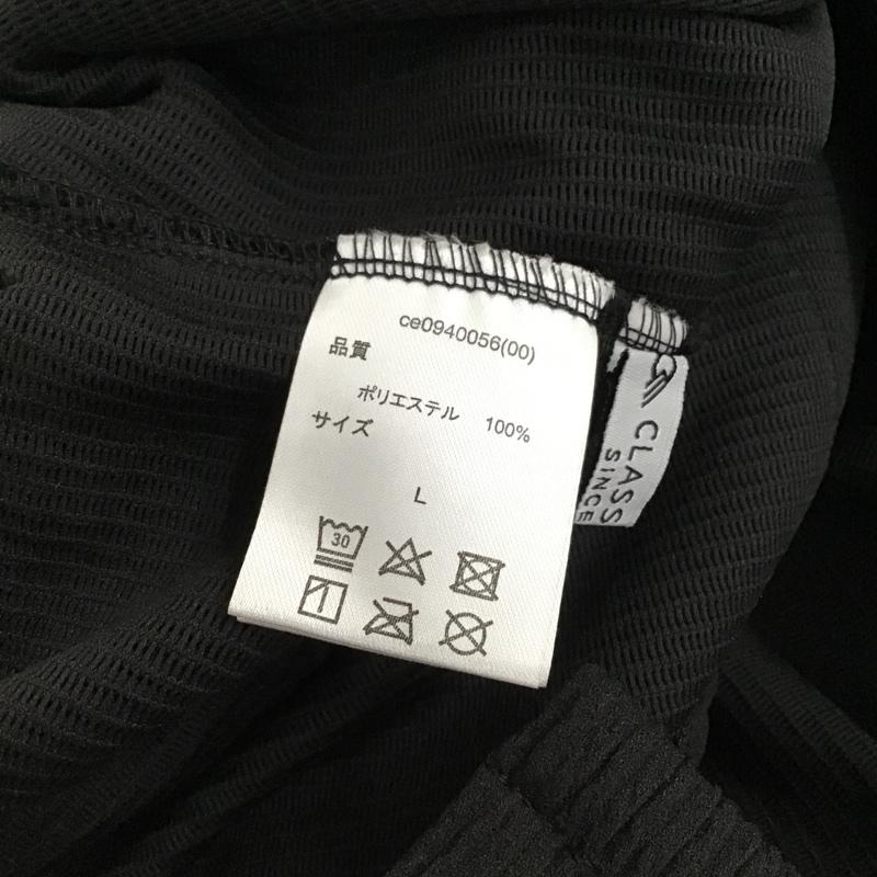 クラシカルエルフ classicalelf シャツ、ブラウス 半袖 ce0940056 吸水速乾UVカット付き開襟シャツ 半袖シャツ 半袖カットソー L 無地 黒 / ブラック / レディース USED 古着 中古 10096271
