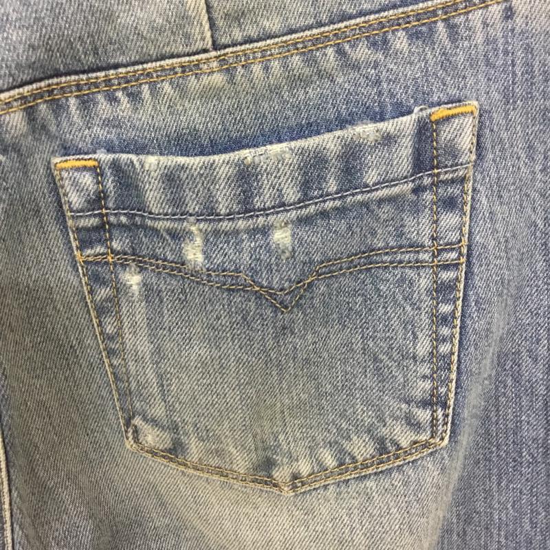 ディーゼル DIESEL パンツ デニム、ジーンズ FLAIRLEGG 0888Z ワイドパンツ W24L32 無地 水色 / ライトブルー / レディース USED 古着 中古 10096348