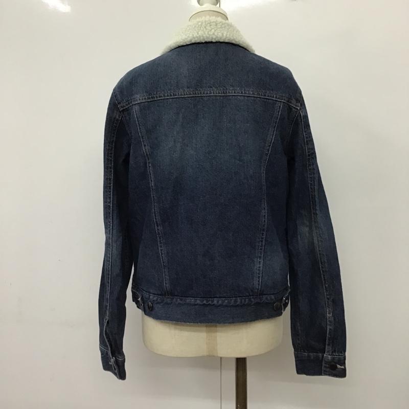 ローリーズファーム LOWRYS FARM ジャケット、上着 ジャケット、ブレザー LF715039N9 Gジャン デニム 裏ボア M 無地 青 / ブルー / レディース USED 古着 中古 10096382