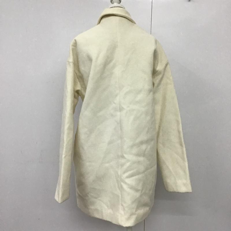 アズールバイマウジー AZUL BY MOUSSY コート コート一般 2509SB30-0100 チェスターコート ロング丈 M 無地 白 / ホワイト / レディース USED 古着 中古 10096384