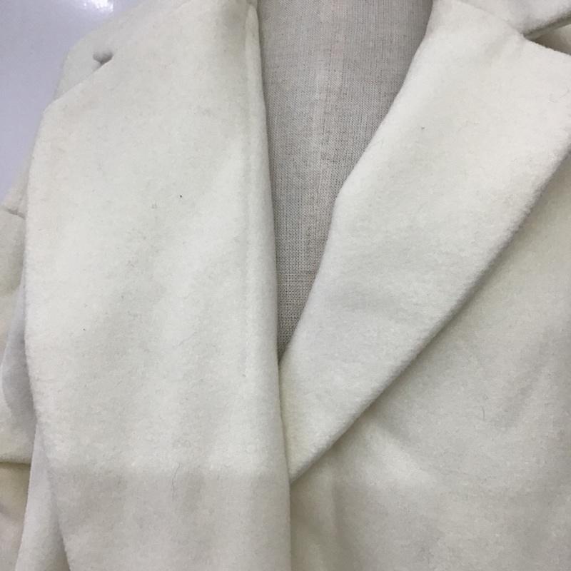 アズールバイマウジー AZUL BY MOUSSY コート コート一般 2509SB30-0100 チェスターコート ロング丈 M 無地 白 / ホワイト / レディース USED 古着 中古 10096384