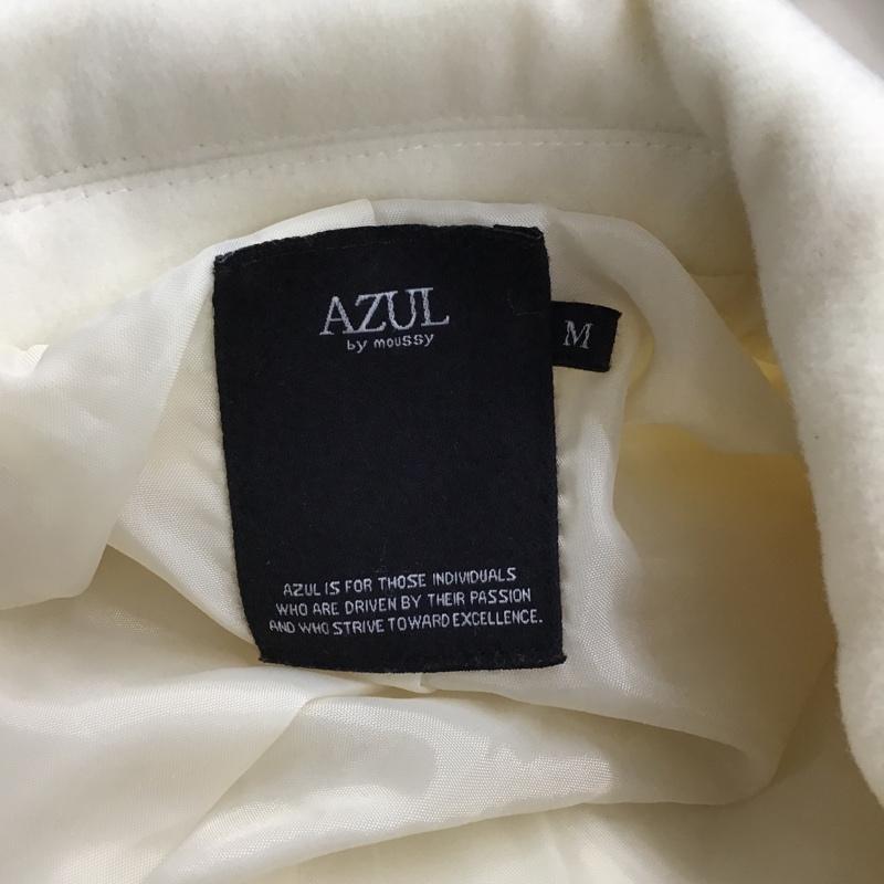 アズールバイマウジー AZUL BY MOUSSY コート コート一般 2509SB30-0100 チェスターコート ロング丈 M 無地 白 / ホワイト / レディース USED 古着 中古 10096384