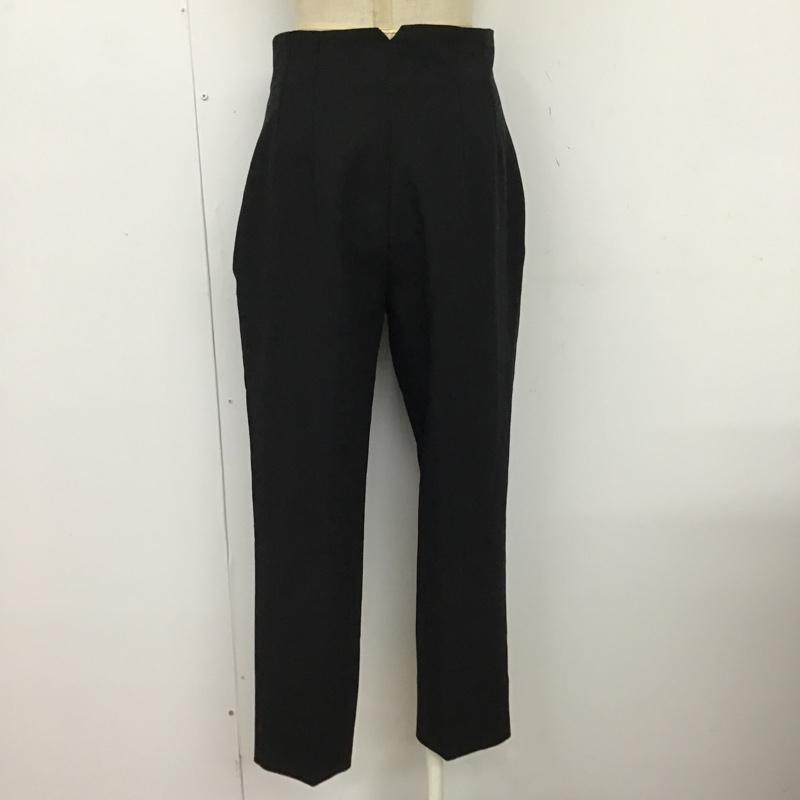 ザラ ZARA ボトムス ボトムス 1608 832 800 ハイウエストパンツ S 無地 黒 / ブラック / レディース USED 古着 中古 10096395