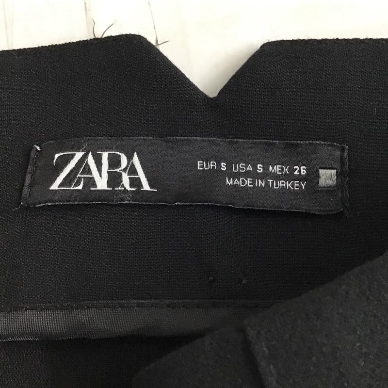 ザラ ZARA ボトムス ボトムス 1608 832 800 ハイウエストパンツ S 無地 黒 / ブラック / レディース USED 古着 中古 10096395