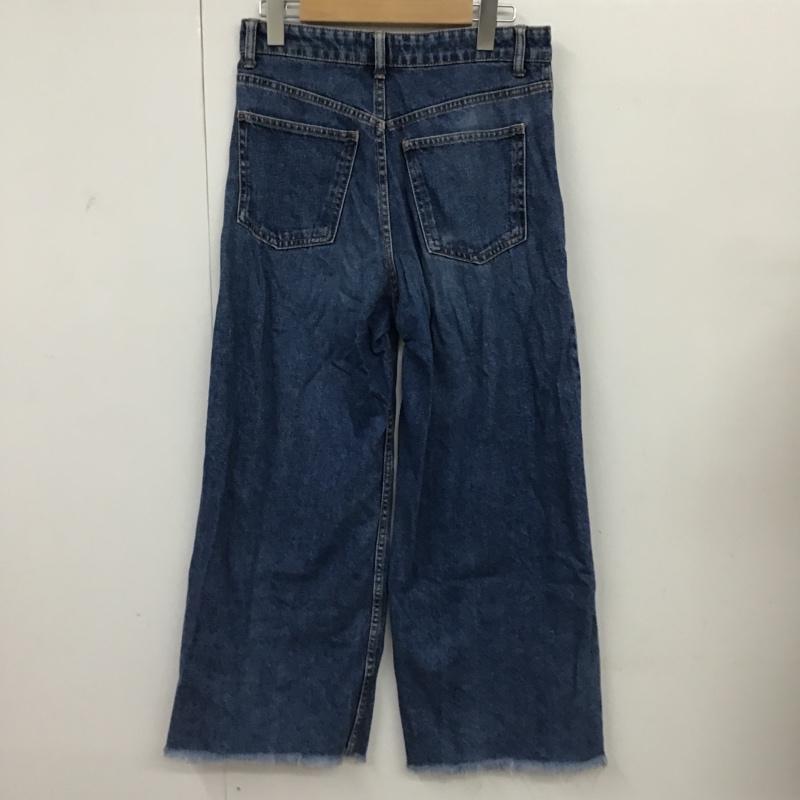 ザラ ZARA パンツ デニム、ジーンズ 8197 816 401 カットオフ ジーパン EU36 36 無地 青 / ブルー / レディース USED 古着 中古 10096399