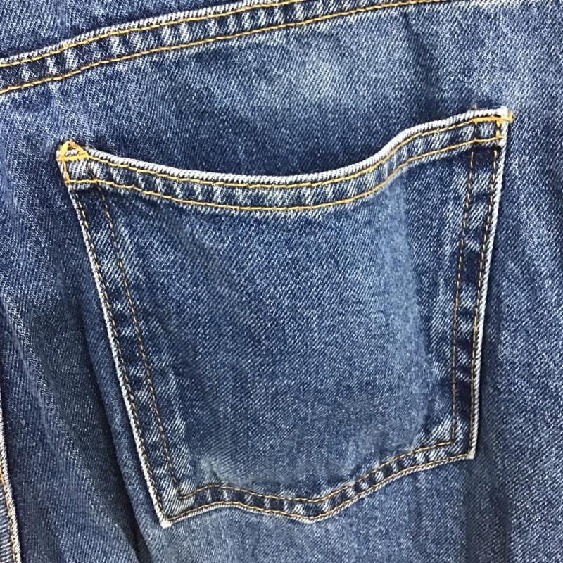 ザラ ZARA パンツ デニム、ジーンズ 8197 816 401 カットオフ ジーパン EU36 36 無地 青 / ブルー / レディース USED 古着 中古 10096399