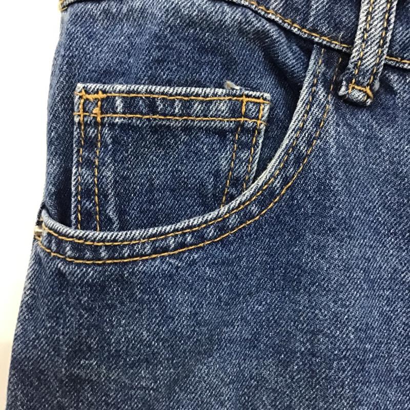 ザラ ZARA パンツ デニム、ジーンズ 8197 816 401 カットオフ ジーパン EU36 36 無地 青 / ブルー / レディース USED 古着 中古 10096399