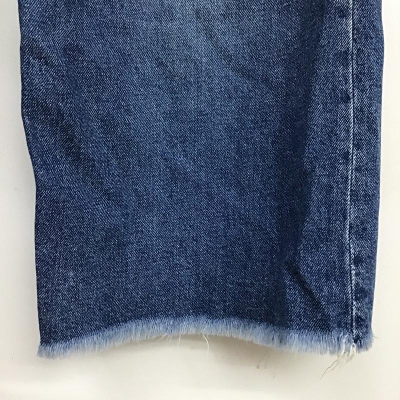 ザラ ZARA パンツ デニム、ジーンズ 8197 816 401 カットオフ ジーパン EU36 36 無地 青 / ブルー / レディース USED 古着 中古 10096399