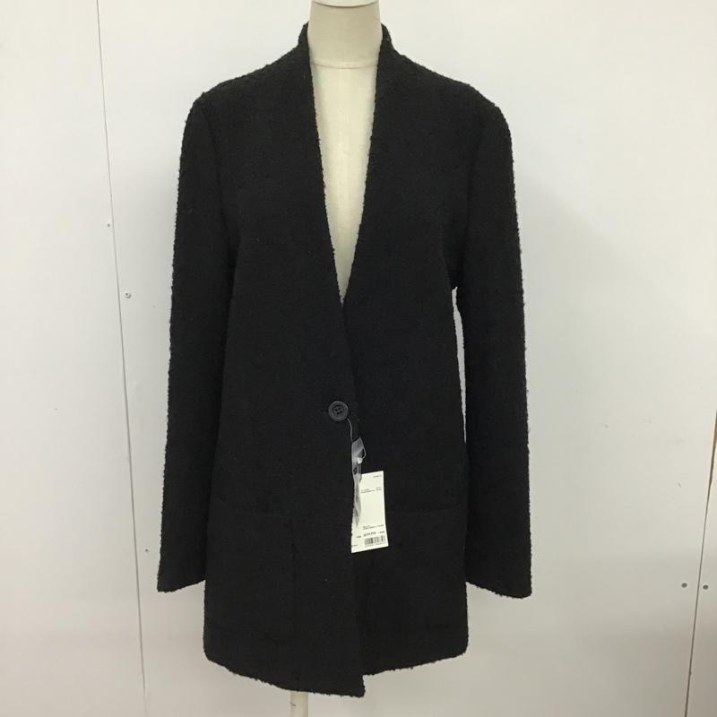 ユニクロ UNIQLO ジャケット、上着 ジャケット、ブレザー 211-166566 CARINE ROITFELD ソフトウールジャケット ノーカラー タグ付き M 無地 黒 / ブラック / レディース USED 古着 中古 10096401
