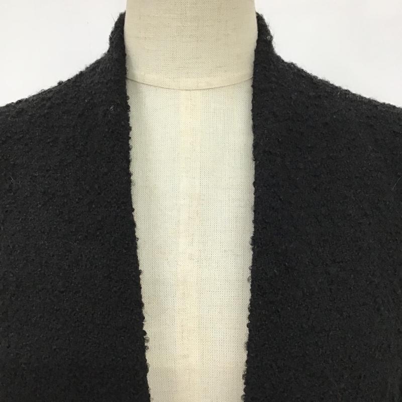 ユニクロ UNIQLO ジャケット、上着 ジャケット、ブレザー 211-166566 CARINE ROITFELD ソフトウールジャケット ノーカラー タグ付き M 無地 黒 / ブラック / レディース USED 古着 中古 10096401