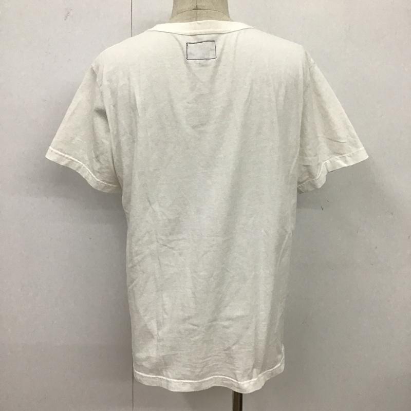 ザ ノースフェイス パープルレーベル THE NORTH FACE PURPLE LABEL Tシャツ 半袖 NT3103N 7ozH/SPocketTee 半袖カットソー ポケットTシャツ M ロゴ、文字 白 / ホワイト / メンズ USED 古着 中古 10096449