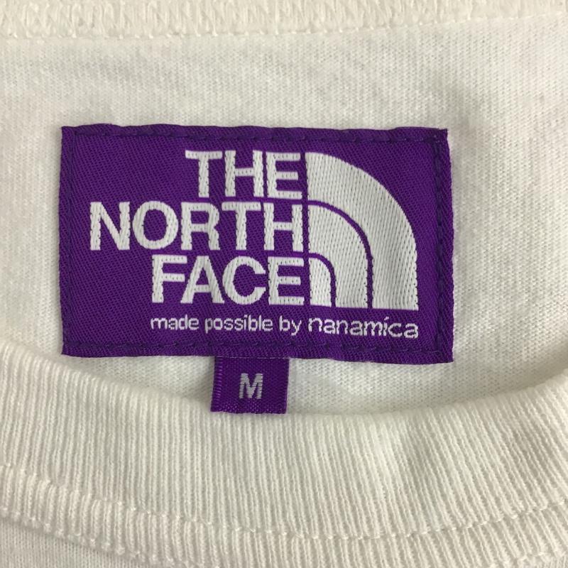 ザ ノースフェイス パープルレーベル THE NORTH FACE PURPLE LABEL Tシャツ 半袖 NT3103N 7ozH/SPocketTee 半袖カットソー ポケットTシャツ M ロゴ、文字 白 / ホワイト / メンズ USED 古着 中古 10096449