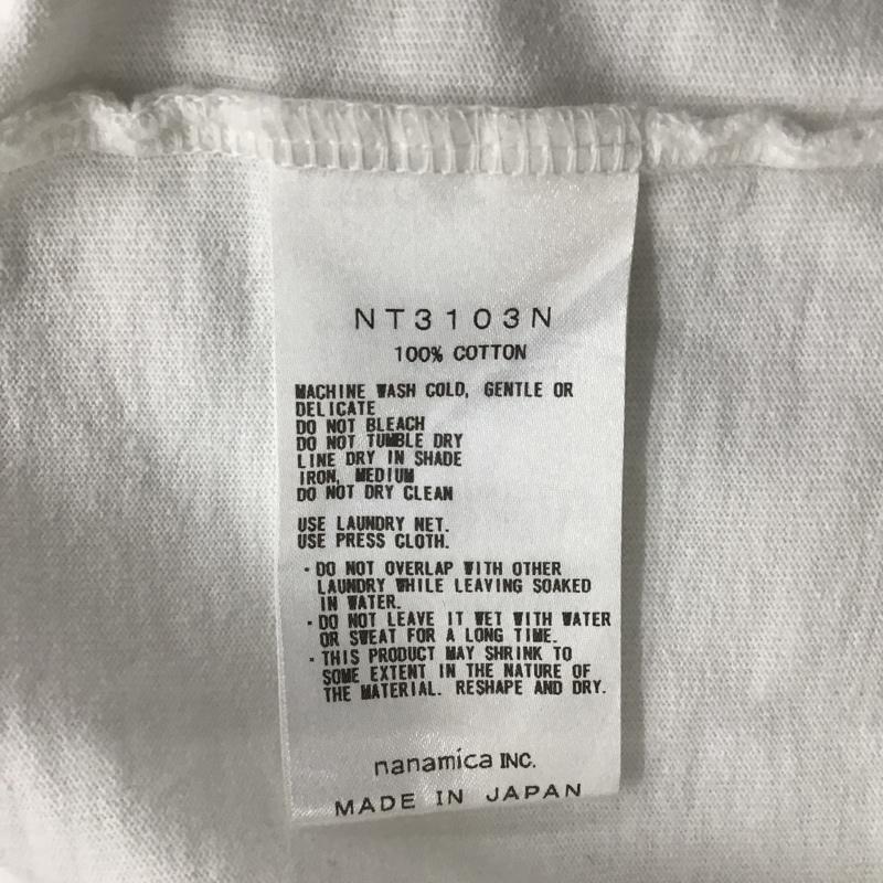 ザ ノースフェイス パープルレーベル THE NORTH FACE PURPLE LABEL Tシャツ 半袖 NT3103N 7ozH/SPocketTee 半袖カットソー ポケットTシャツ M ロゴ、文字 白 / ホワイト / メンズ USED 古着 中古 10096449