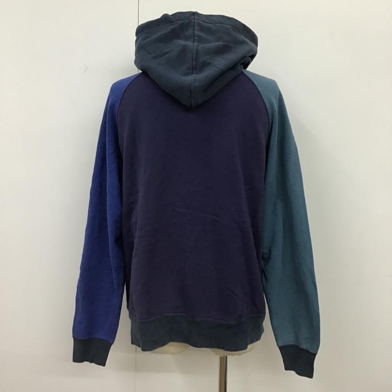 エーエイプバイアベイシングエイプ AAPE BY A BATHING APE パーカー 長袖 M ロゴ、文字 青 / ブルー / メンズ USED 古着 中古 10096462