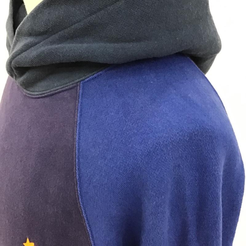 エーエイプバイアベイシングエイプ AAPE BY A BATHING APE パーカー 長袖 M ロゴ、文字 青 / ブルー / メンズ USED 古着 中古 10096462
