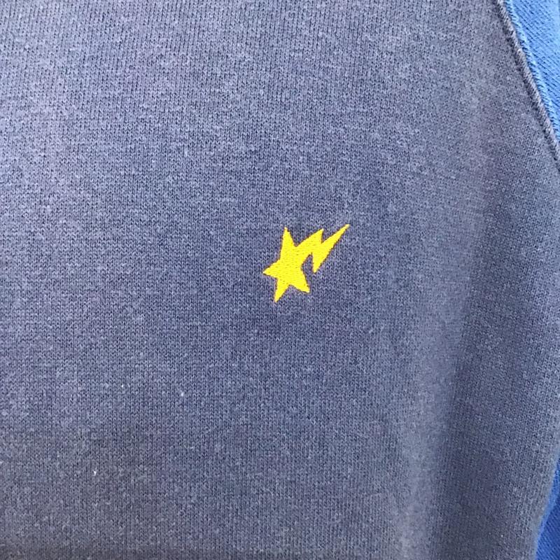 エーエイプバイアベイシングエイプ AAPE BY A BATHING APE パーカー 長袖 M ロゴ、文字 青 / ブルー / メンズ USED 古着 中古 10096462