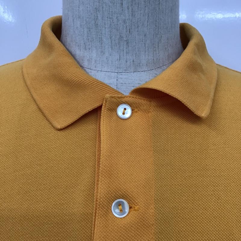 ラコステ LACOSTE ポロシャツ 半袖 半袖ポロシャツ 半袖カットソー スポーツウェア XXL ロゴ、文字 橙 / オレンジ / メンズ USED 古着 中古 10096480