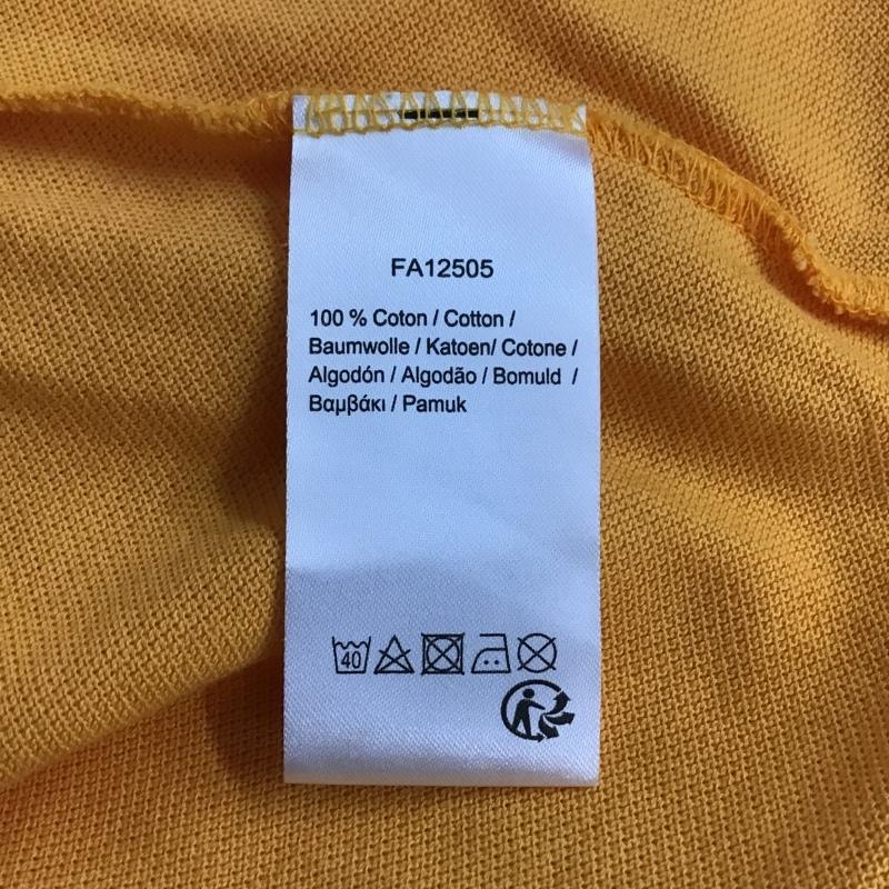ラコステ LACOSTE ポロシャツ 半袖 半袖ポロシャツ 半袖カットソー スポーツウェア XXL ロゴ、文字 橙 / オレンジ / メンズ USED 古着 中古 10096480