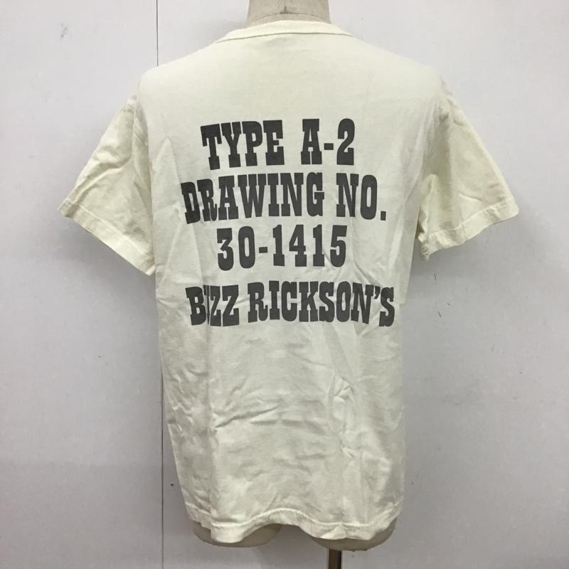 バズリクソンズ Buzz Rickson's Tシャツ 半袖 半袖カットソー プリントTシャツ クルーネックカットソー ヴィンテージ L プリント オフホワイト / オフホワイト / メンズ USED 古着 中古 10096490