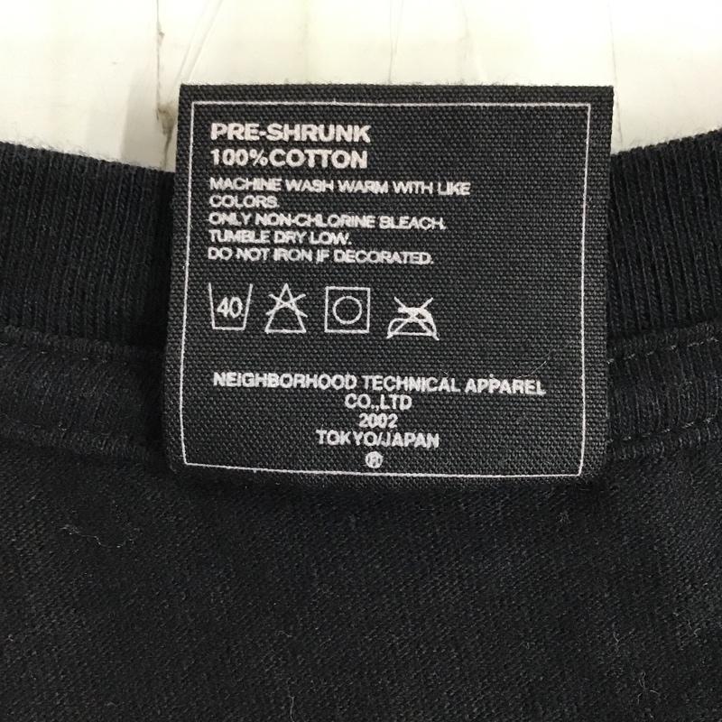 ネイバーフッド NEIGHBORHOOD Tシャツ 半袖 3 プリント 黒 / ブラック / メンズ USED 古着 中古 10096503