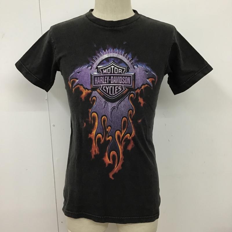 ハーレーダビッドソン Harley-Davidson Tシャツ 半袖 プリントTシャツ 半袖カットソー ヴィンテージTシャツ 古着 S プリント マルチカラー / マルチカラー / メンズ USED 古着 中古 10096513