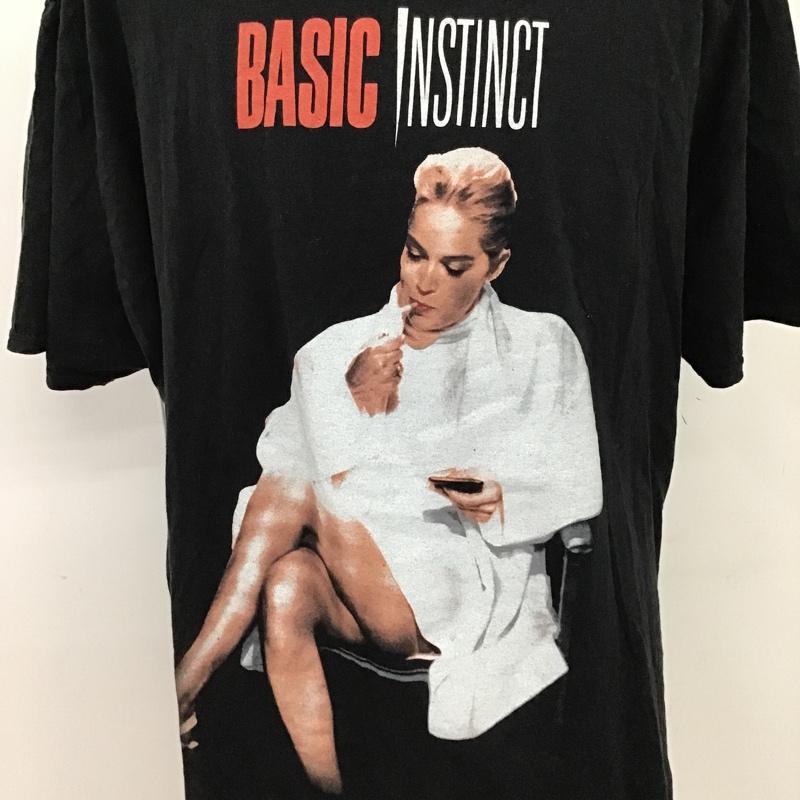 古着 USED Tシャツ 半袖 半袖カットソー プリントTシャツ クルーネックカットソー 古着 XXL プリント 黒 / ブラック / メンズ USED 古着 中古 10096515