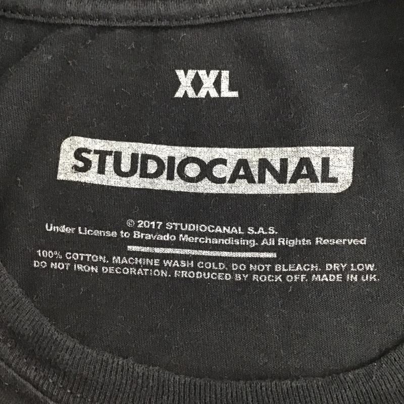 古着 USED Tシャツ 半袖 半袖カットソー プリントTシャツ クルーネックカットソー 古着 XXL プリント 黒 / ブラック / メンズ USED 古着 中古 10096515