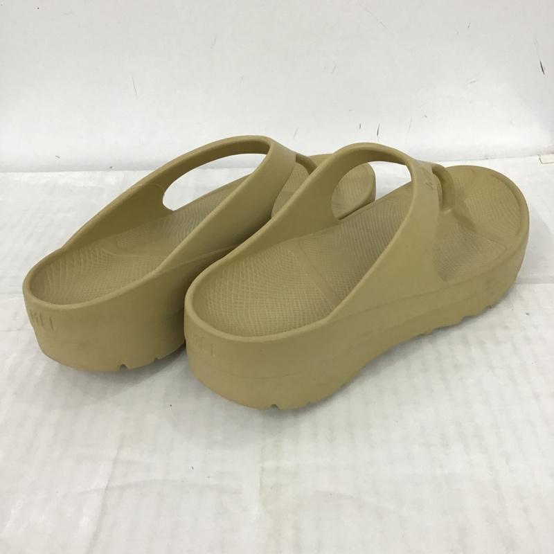 メイ MEI サンダル サンダル 軽量厚底トングサンダル SDM-21011 S 無地 ベージュ / ベージュ / メンズ USED 古着 中古 10096523