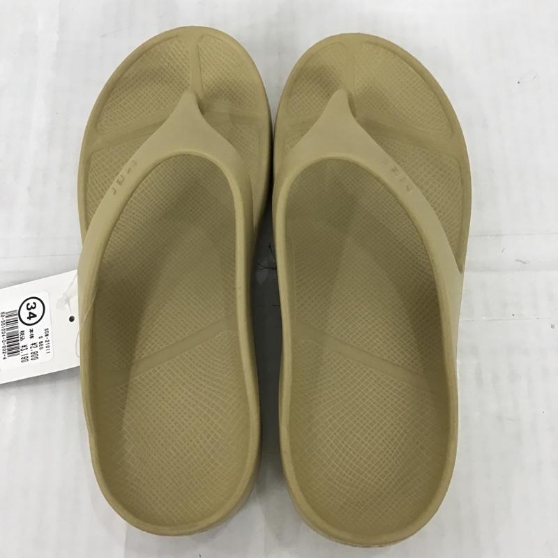 メイ MEI サンダル サンダル 軽量厚底トングサンダル SDM-21011 S 無地 ベージュ / ベージュ / メンズ USED 古着 中古 10096523