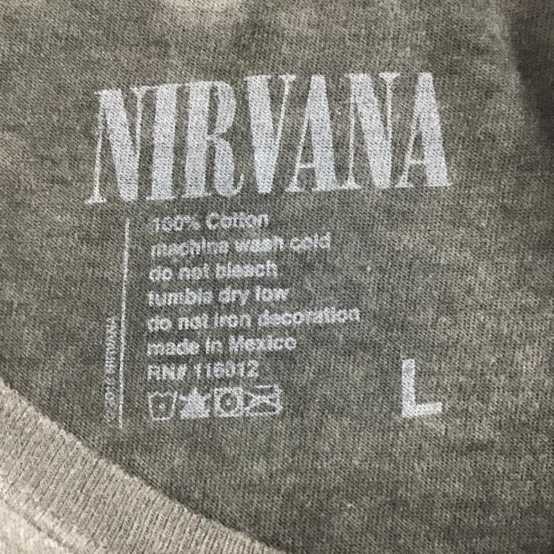 古着 USED Tシャツ 半袖 半袖カットソー プリントTシャツ クルーネックカットソー 古着 ヴィンテージ L プリント 灰 / グレー / メンズ USED 古着 中古 10096525