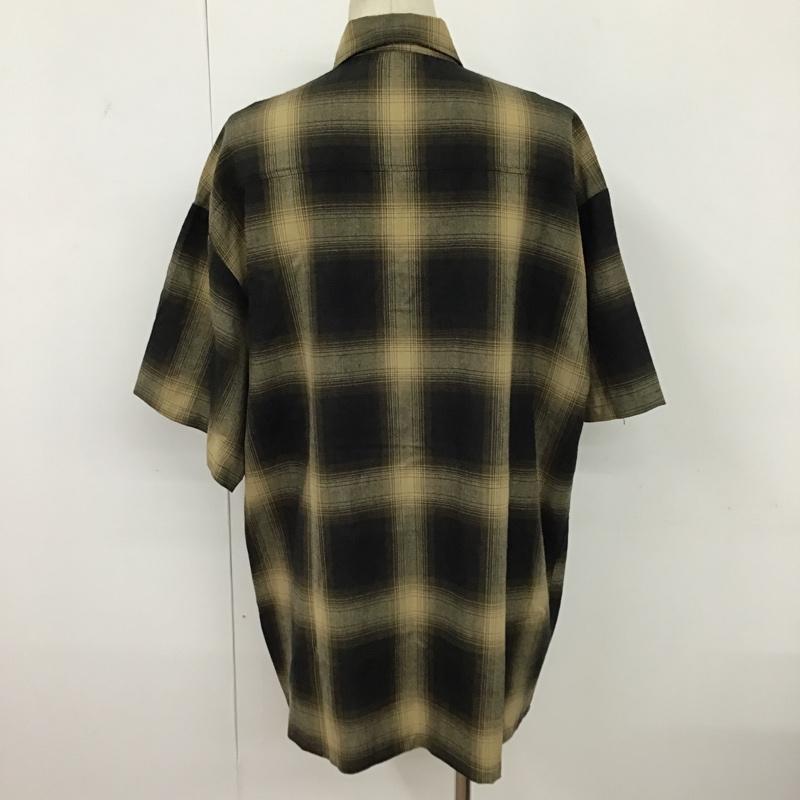 キャルトップ CALTOP シャツ、ブラウス 半袖 半袖シャツ カラーシャツ 半袖カットソー チェックシャツ XXL チェック マルチカラー / マルチカラー / メンズ USED 古着 中古 10096529