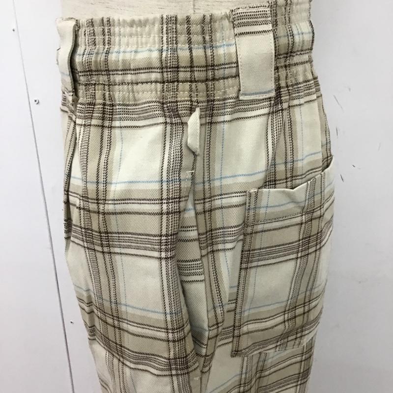 フリークスストア FREAK'S STORE ボトムス ボトムス 211-1405 チェックパンツ ボトム ワイドパンツ カジュアルパンツ ストレートパンツ S チェック マルチカラー / マルチカラー / メンズ USED 古着 中古 10096532