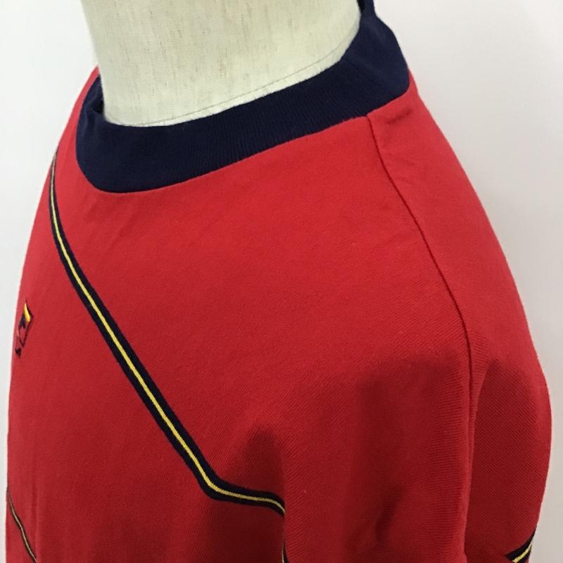 フィラ FILA カットソー 長袖 長袖カットソー ボーダーカットソー クルーネックカットソー S ボーダー柄 赤 / レッド / X 黄 / イエロー / X 紺 / ネイビー / メンズ USED 古着 中古 10096574