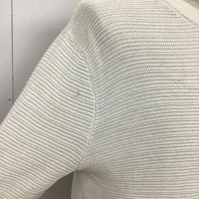 ヘンネスアンドモーリッツ H&M カットソー 長袖 長袖カットソー クルーネックカットソー ロングスリーブカットソー M 無地 白 / ホワイト / メンズ USED 古着 中古 10096606