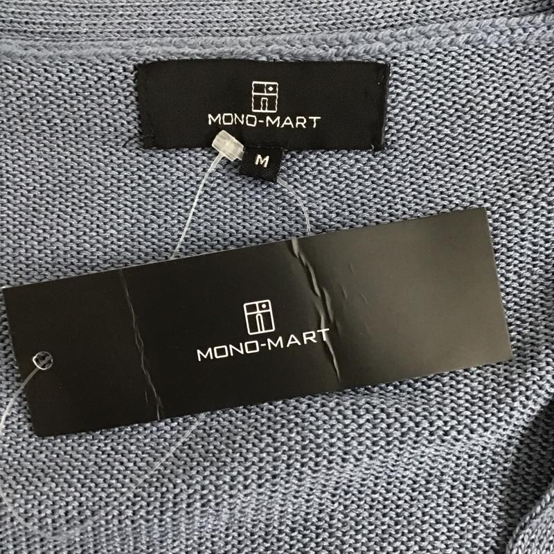 モノマート MONO-MART カーディガン 長袖 カーディガン 長袖カーディガン ニットカーディガン M 無地 青 / ブルー / メンズ USED 古着 中古 10096627