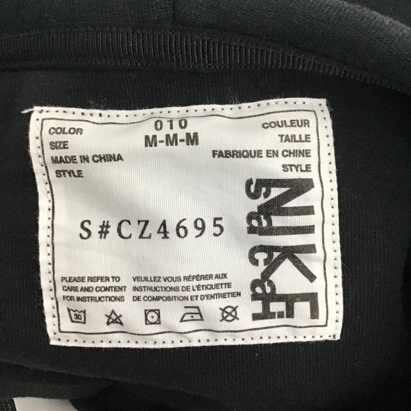 ナイキ NIKE パーカー 長袖 FA201203SAC sacai×NIKE コラボ パーカー 長袖スウェット フード付きパーカー M ロゴ、文字 黒 / ブラック / メンズ USED 古着 中古 10096635
