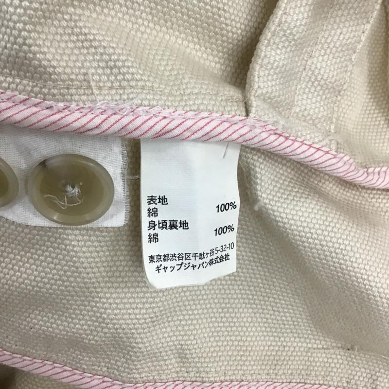 ギャップ GAP ジャケット、上着 ジャンパー、ブルゾン ロングジャケット カラージャケット ラグラン アウター S 無地 白 / ホワイト / メンズ USED 古着 中古 10096659