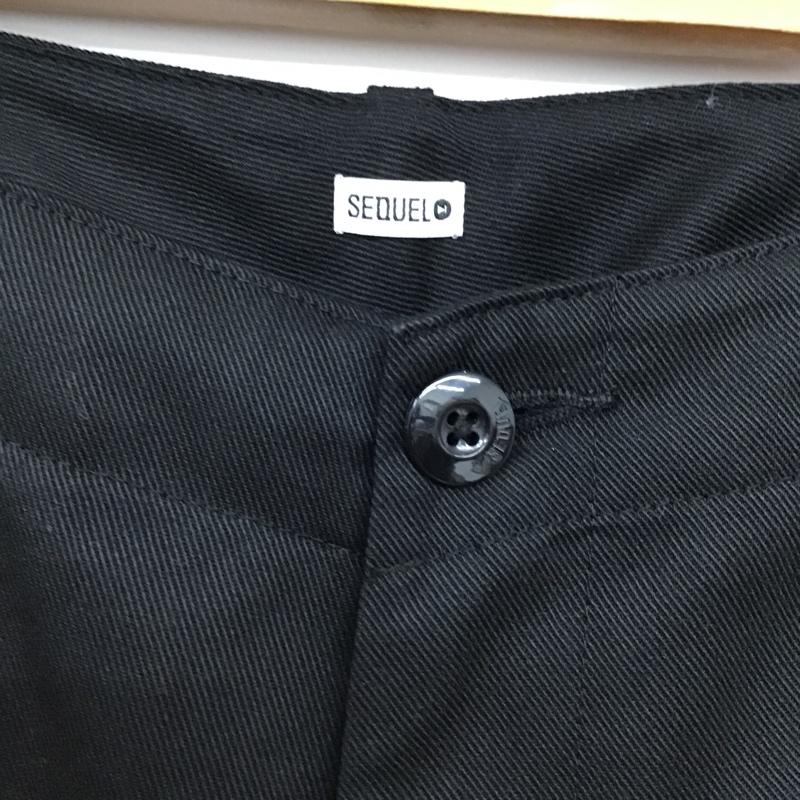 シークエル SEQUEL パンツ ショートパンツ ハーフパンツ ショートパンツ カジュアルパンツ M 無地 黒 / ブラック / メンズ USED 古着 中古 10096693