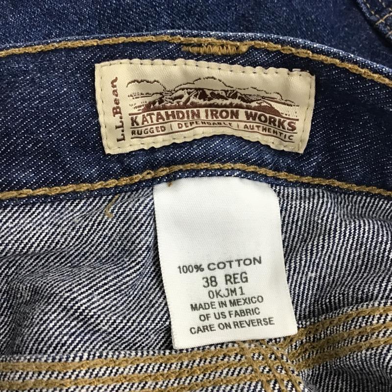 エルエルビーン L.L.Bean パンツ ショートパンツ ハーフパンツ デニムショートパンツ カジュアルパンツ カーゴパンツ 38 無地 インディゴ / インディゴ / メンズ USED 古着 中古 10096721